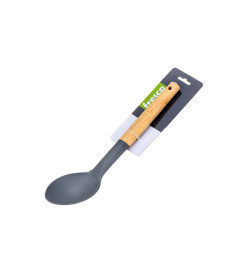 Ложка кухонная пластмассовая с деревянной ручкой 7,5х31 см Fresca 6868044