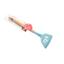 Лопатка кухонная силиконовая с деревянной ручкой 33 см Danny Home DH0741-BLUE (DH0741-BLUE) 