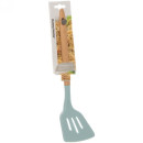 Лопатка кухонная силиконовая с деревянной ручкой 33 см Danny Home DH0741-BLUE (DH0741-BLUE) 
