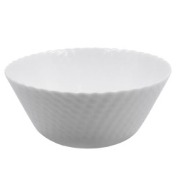 Салатник HoReCa "Diamonds" 800 мл, 16,5 см, 6,5" LNWP-65 WHITE стеклокерамика Lavenir