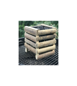 Уголь кокосовый, для барбекю в бамбуковой конструкции "SMART BBQ" (2кг)