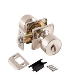 Ручка защелка Punto DK772/BL SN-BK (фикс.) никель