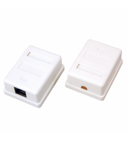 Розетка сетевая 1-я LAN 8Р8С (Rj-45), 5e кат. о/у REXANT 06-0104-B