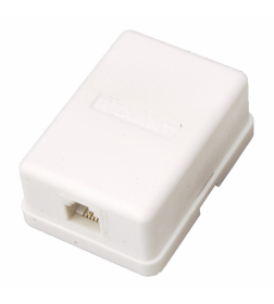 Розетка телефонная 1-я RJ-11(6P-2C) о/у PROconnect 03-0001-4