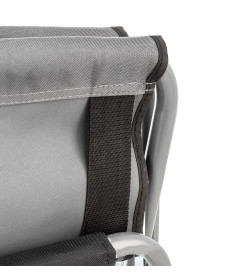 Кресло директорское с отк.стол 200 кг, поворотная спинка, серый/красн/черн (T-N-DC-07Т-PS-GRD) NISUS