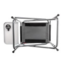 Кресло директорское с отк.стол 200 кг, поворотная спинка, серый/красн/черн (T-N-DC-07Т-PS-GRD) NISUS (T-N-DC-07T-PS-GRD) 