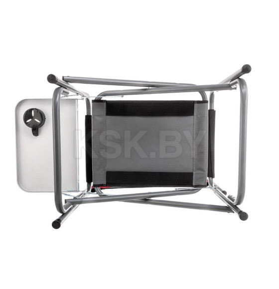 Кресло директорское с отк.стол 200 кг, поворотная спинка, серый/красн/черн (T-N-DC-07Т-PS-GRD) NISUS (T-N-DC-07T-PS-GRD) 