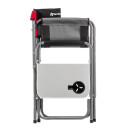 Кресло директорское с отк.стол 200 кг, поворотная спинка, серый/красн/черн (T-N-DC-07Т-PS-GRD) NISUS (T-N-DC-07T-PS-GRD) 