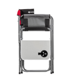 Кресло директорское с отк.стол 200 кг, поворотная спинка, серый/красн/черн (T-N-DC-07Т-PS-GRD) NISUS