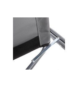 Кресло директорское с отк.стол. MAXI 200 кг серый/красный/черный (N-DC-95200T-M-R-GRD) NISUS