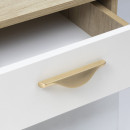 Ручка мебельная Metax-128,брашированное золото (104152) 