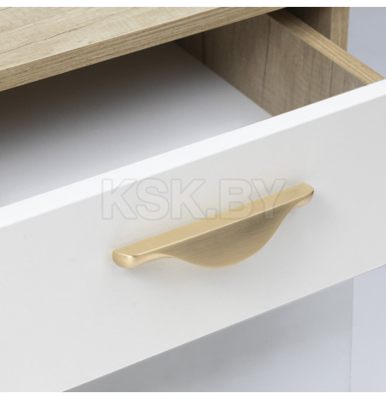 Ручка мебельная Metax-128,брашированное золото (104152) 