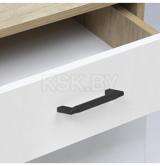 Ручка мебельная Muse-128,черный матовый (117976) 