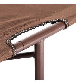 Кровать походная 140кг коричневый (N-BD630-98828-B) NISUS (пр-во Тонар)