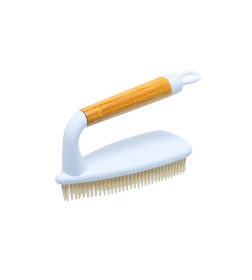 Щетка универсальная пластмасса/резина с бамбуковой ручкой 16х6х10 см HOME LINE BEL-018