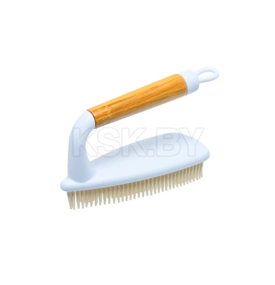 Щетка универсальная пластмасса/резина с бамбуковой ручкой 16х6х10 см HOME LINE BEL-018 (BEL-018) 