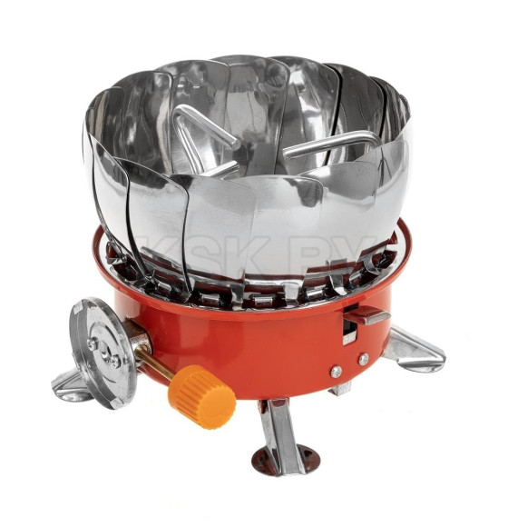 Плита газовая мини в чехле с ветрозащитой (HS-PM-166) Helios (HS-PM-166) 