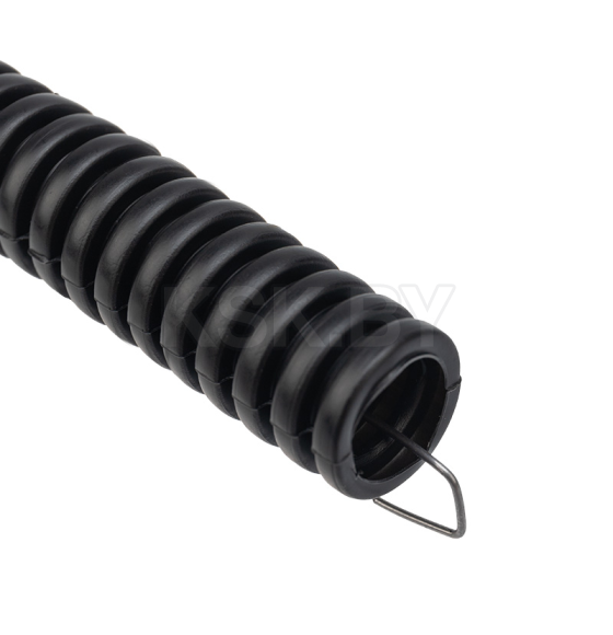 Труба гофрированная из ПНД с зондом черная Ø25 мм (бухта 25 м) REXANT 28-0025-25 (28-0025-25) 