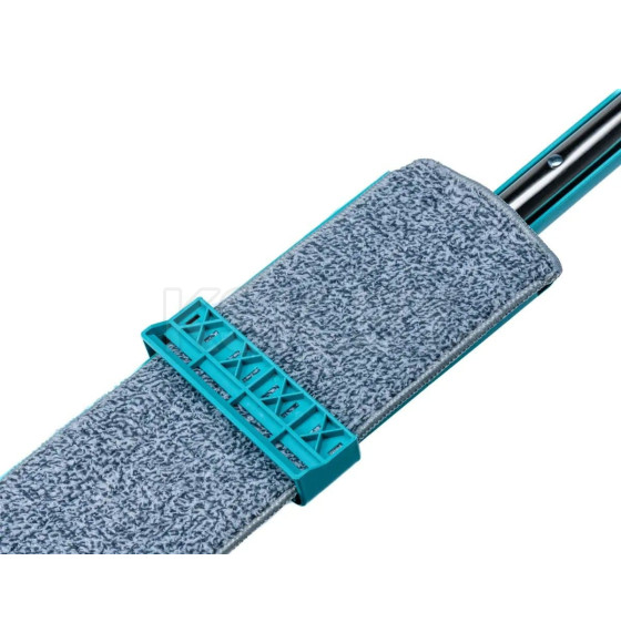 Швабра пластмасса/металл с отжимом 127 см со сменной насадкой 3725 (3725) 