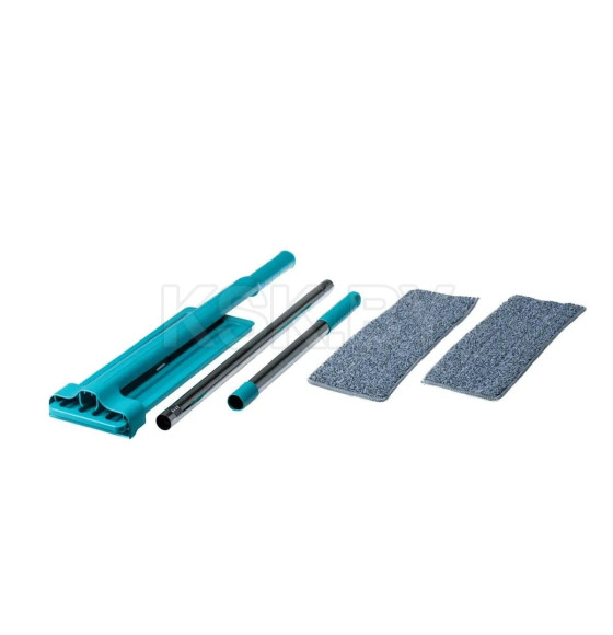 Швабра пластмасса/металл с отжимом 127 см со сменной насадкой 3725 (3725) 