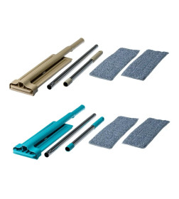 Швабра пластмасса/металл с отжимом 127 см со сменной насадкой 3725