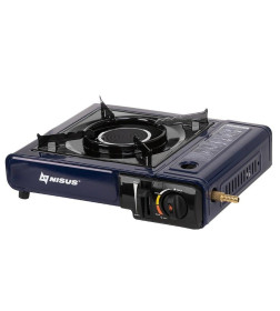 Плита газовая портат. в кейсе, горелка керамическая, с переходником (N-BDZ-155C-B) NISUS