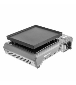 Плита газовая портат. в кейсе, сковорода и пластина д/гриля, кух.инструмент (N-MEGA KIT) NISUS