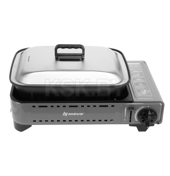 Плита газовая портат. в сумке, сковорода и пластина для гриля, кух.инструмент (N-MS-88 KIT) NISUS (N-MS-88 KIT) 