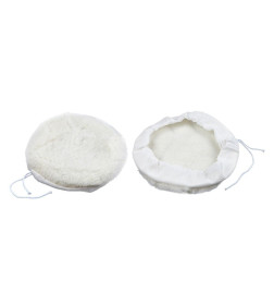 Круг полировальный 180 мм из искусственной короткой шерсти (на завязках) WORTEX PMW1800IS119