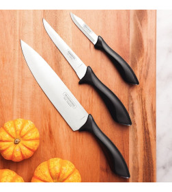 Набор ножей металлических "Affilata" 8/14/20 см с полипропиленовыми ручками (3 шт.) 23699050