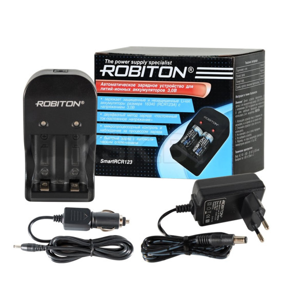 Зарядное устройство ROBITON SmartRCR123 БЛ13024 (БЛ13024) 