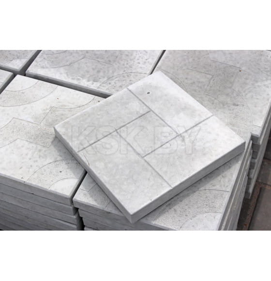 Плитка тротуарная "Четыре кирпича" 300х300х30мм 1шт=0,09м2