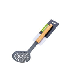 Шумовка пластмассовая с деревянной ручкой 11,5х32 см Fresca 6868047