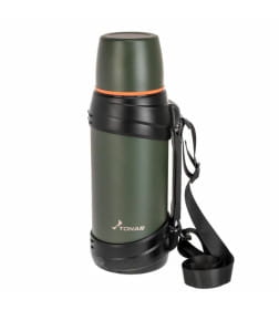 Термос (T-KD-938-2) 2000ML хаки (дополн.пласт.чашка, ручка) TONAR