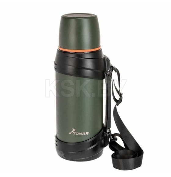 Термос (T-KD-938-2) 2000ML хаки (дополн.пласт.чашка, ручка) TONAR (T-KD-938-2) 