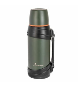 Термос (T-KD-938-2) 2000ML хаки (дополн.пласт.чашка, ручка) TONAR