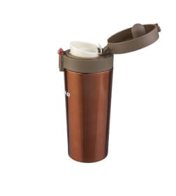 Термос-кружка (HS.TMК-02) 400ML кофейный TONAR