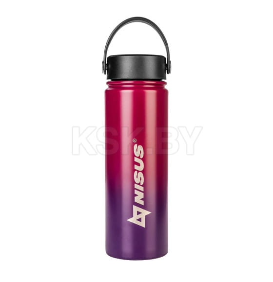 Термобутылка 530ML три крышки (N.TB-022-RB) Nisus (N.TB-022-RB) 