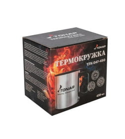 Термокружка 450ML с пл. крышкой (T.TK-047-450) Тонар