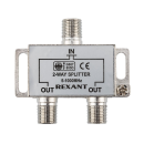 Делитель ТВ на 2 выхода под F разъём 5-1000 МГц REXANT 05-6001 (05-6001) 