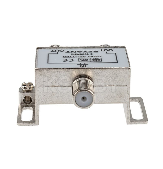 Делитель ТВ на 2 выхода под F разъём 5-1000 МГц REXANT 05-6001 (05-6001) 