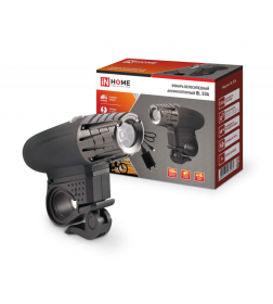 Фонарь велосипедный аккумуляторный BL 03А 3W LED 300Lm  4 режима с з/у 220В черный IN HOME 4690612035239