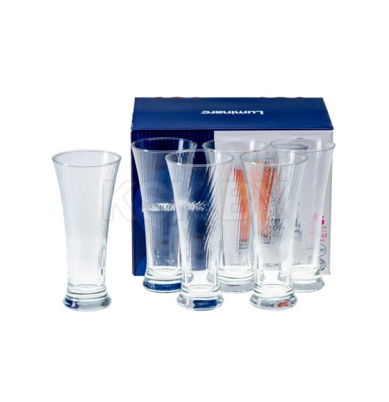 Набор стаканов стеклянных "Martigues Optique" 330 мл (6 шт.) X0811 (X0811) 