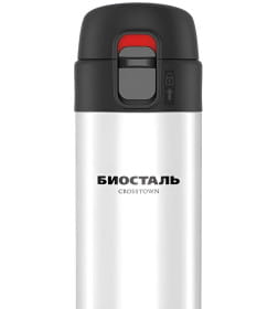 Термос-кружка БИОСТАЛЬ-CROSSTOWN NMU-W 520 мл (полярный белый)