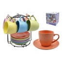 Сервиз на подставке (12пр.) Lavenir "Орнамент 1" 230 мл, 8 см, 19011 керамика (75172) 