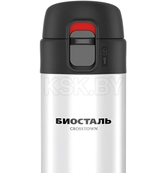 Термос-кружка БИОСТАЛЬ-CROSSTOWN NMU-W 420 мл (полярный белый)