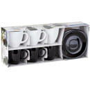 Чайный набор "Carine mix" (12пр.) D2371 черн.-бел. (06257) 