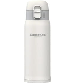 Термос-кружка БИОСТАЛЬ-CROSSTOWN NMR-W 0,48 л (белый)