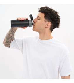 Термос-кружка БИОСТАЛЬ-CROSSTOWN NMR-B 0,48 л (черный)