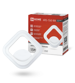 Светильник светодиодный ELEGANT ARIS-1540-WH 15Вт 230В 4000К 1200Лм белый IN HOME 4690612054186